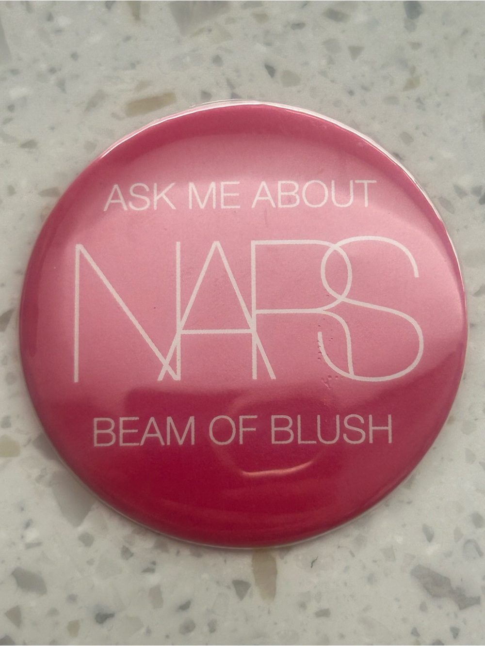 NARS Beam of Blush Ask Me About MakeupNARS Beam of Blush Ask Me About Makeup Pin